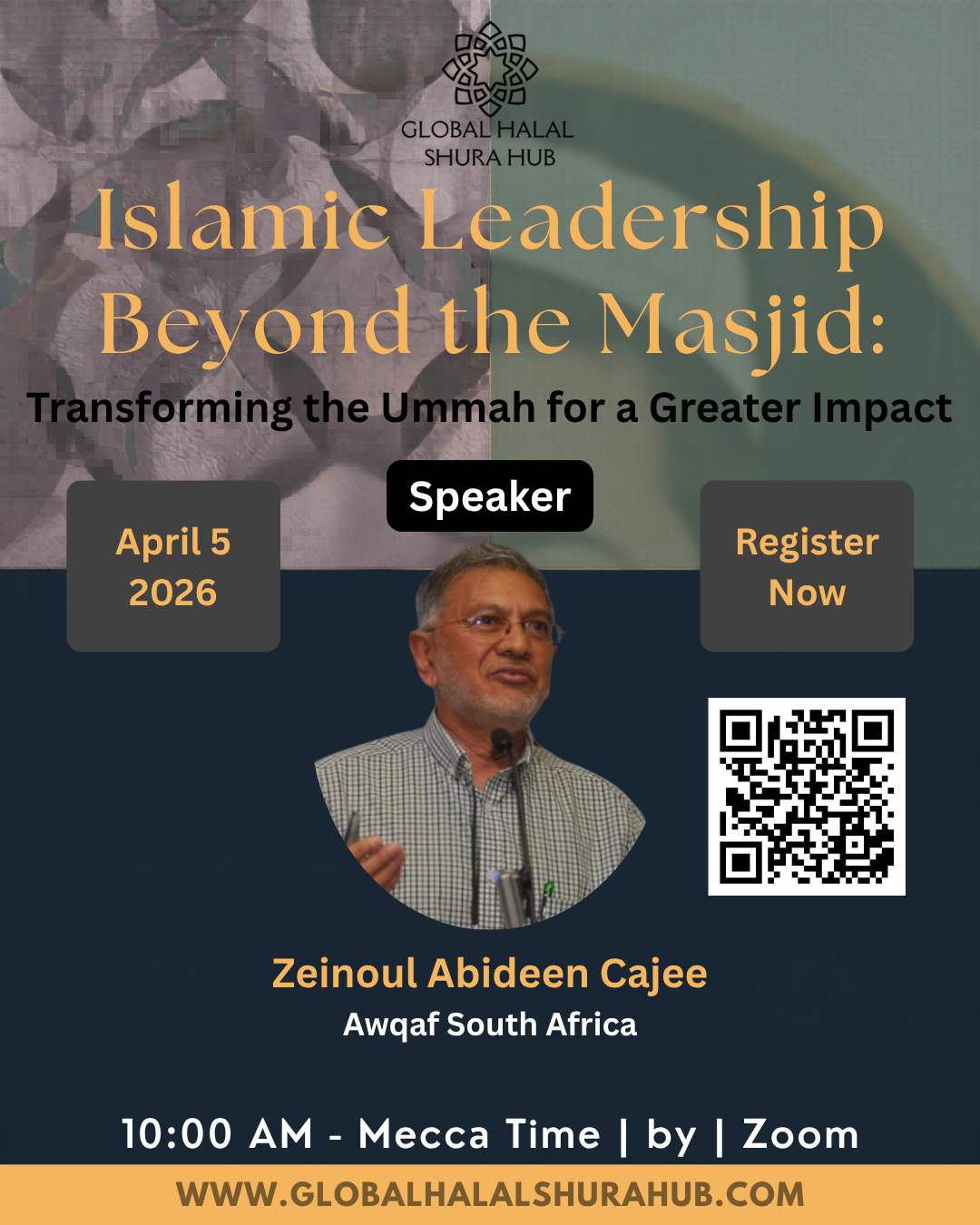 zeinoul abideen cajee ghshub webinar april 2026